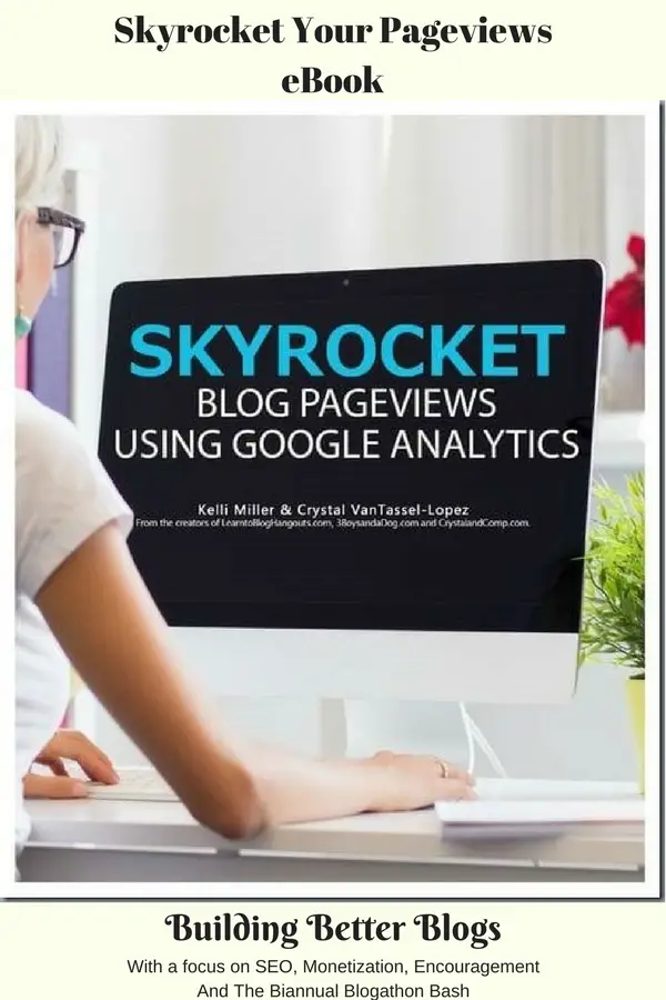 Skyrocket Your Pageviews eBook advertisement.