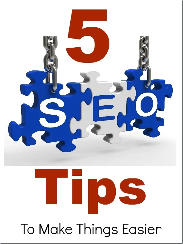 Chains holding up puzzle pieces that spell SEO.