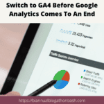 Analytics dashboard showing traffic sources and website performance metrics.