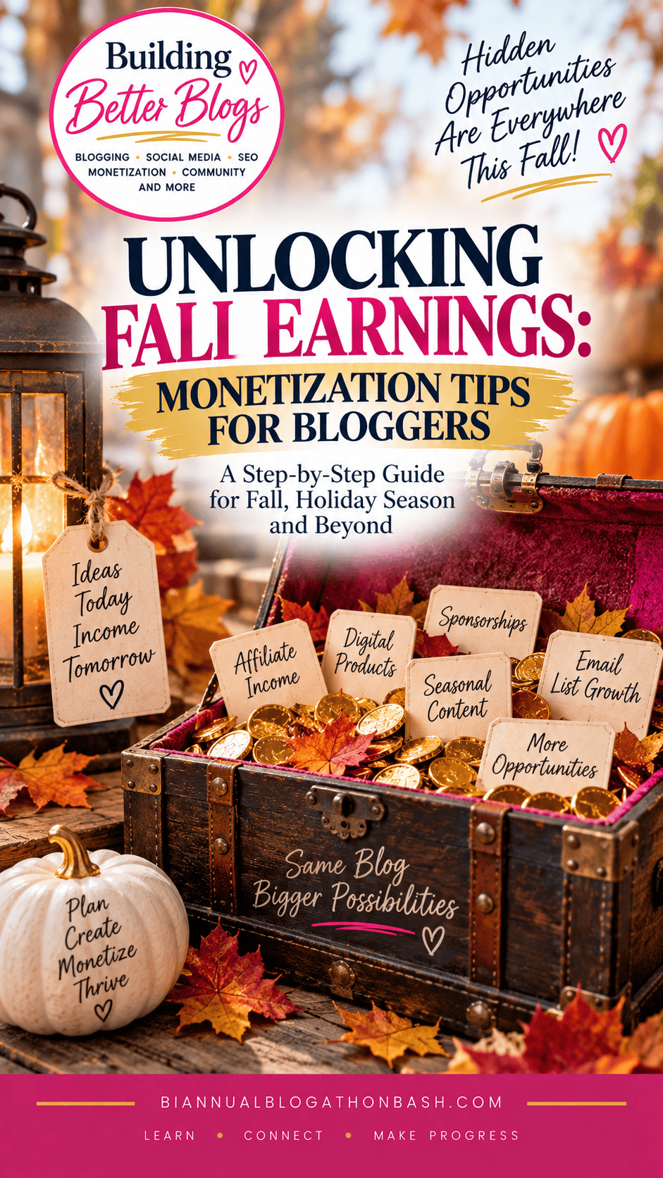 Hidden fall blog income opportunities and seasonal monetization ideas for bloggers