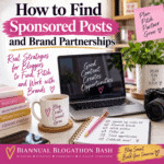 How to find sponsored posts and brand partnerships with strategies for bloggers to pitch brands and build paid opportunities.