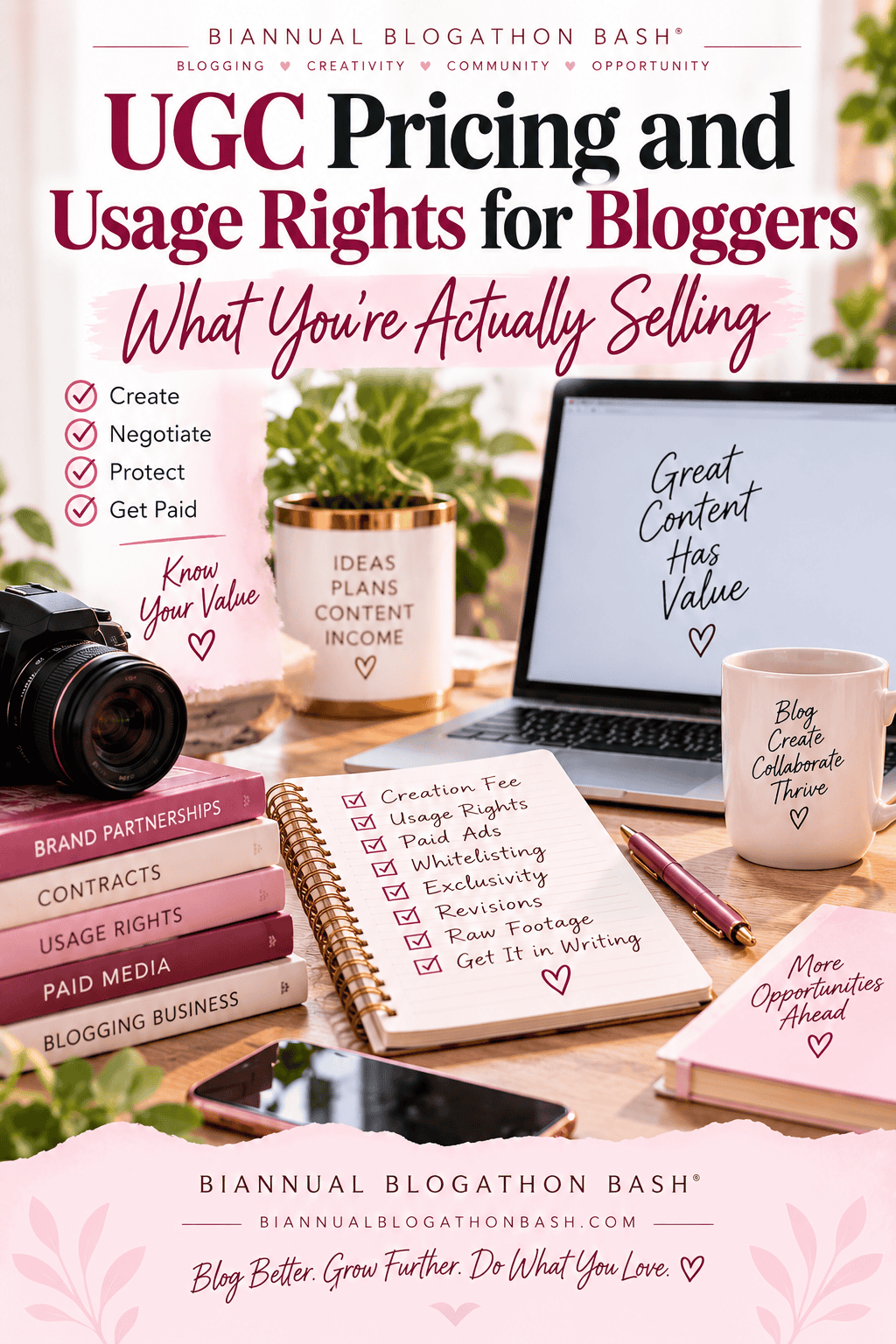 UGC pricing and usage rights guide for bloggers and content creators