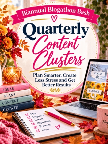 Quarterly content clusters for smarter blog planning and better results